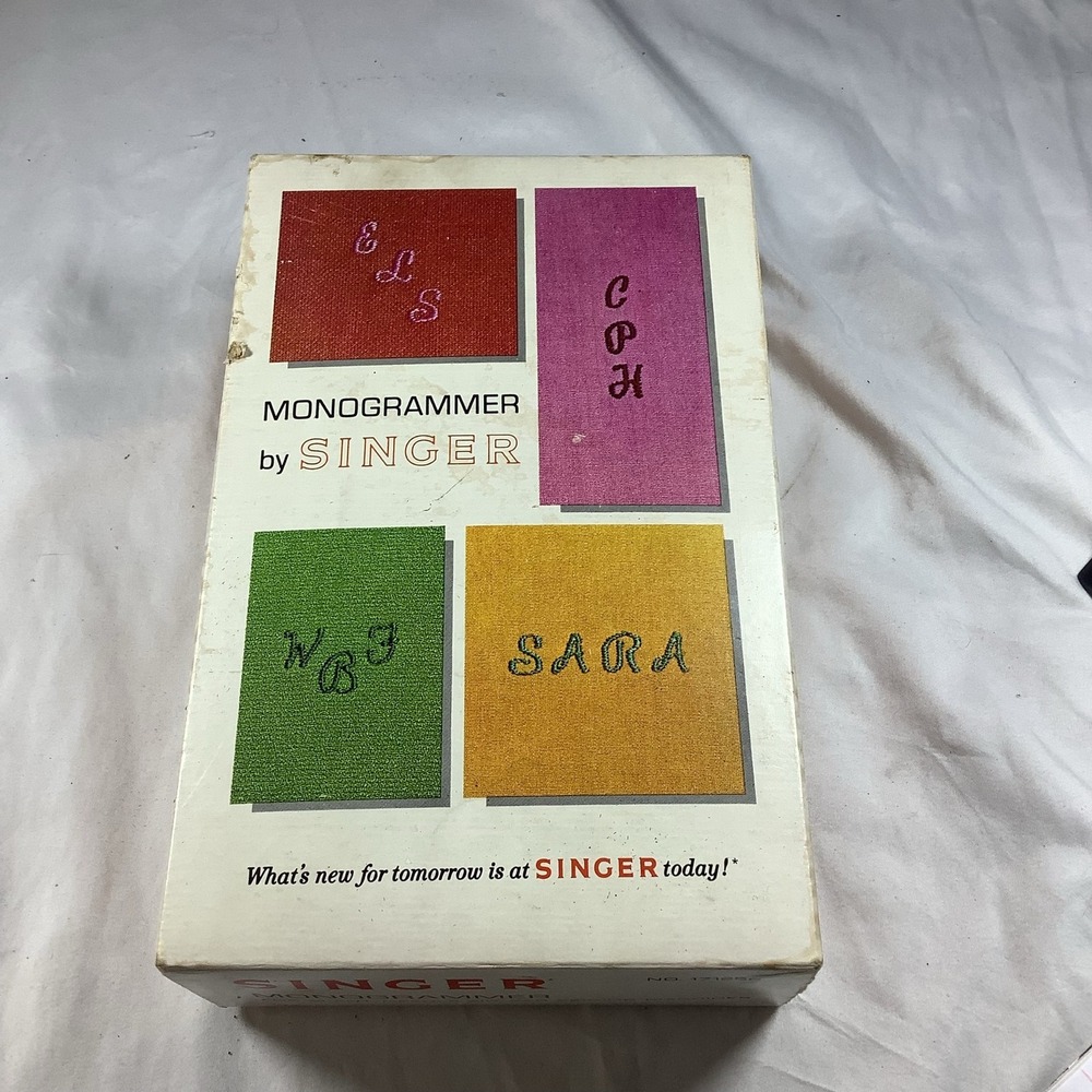 Singer Monogrammer 171256 for Slant Zig Zag Machine